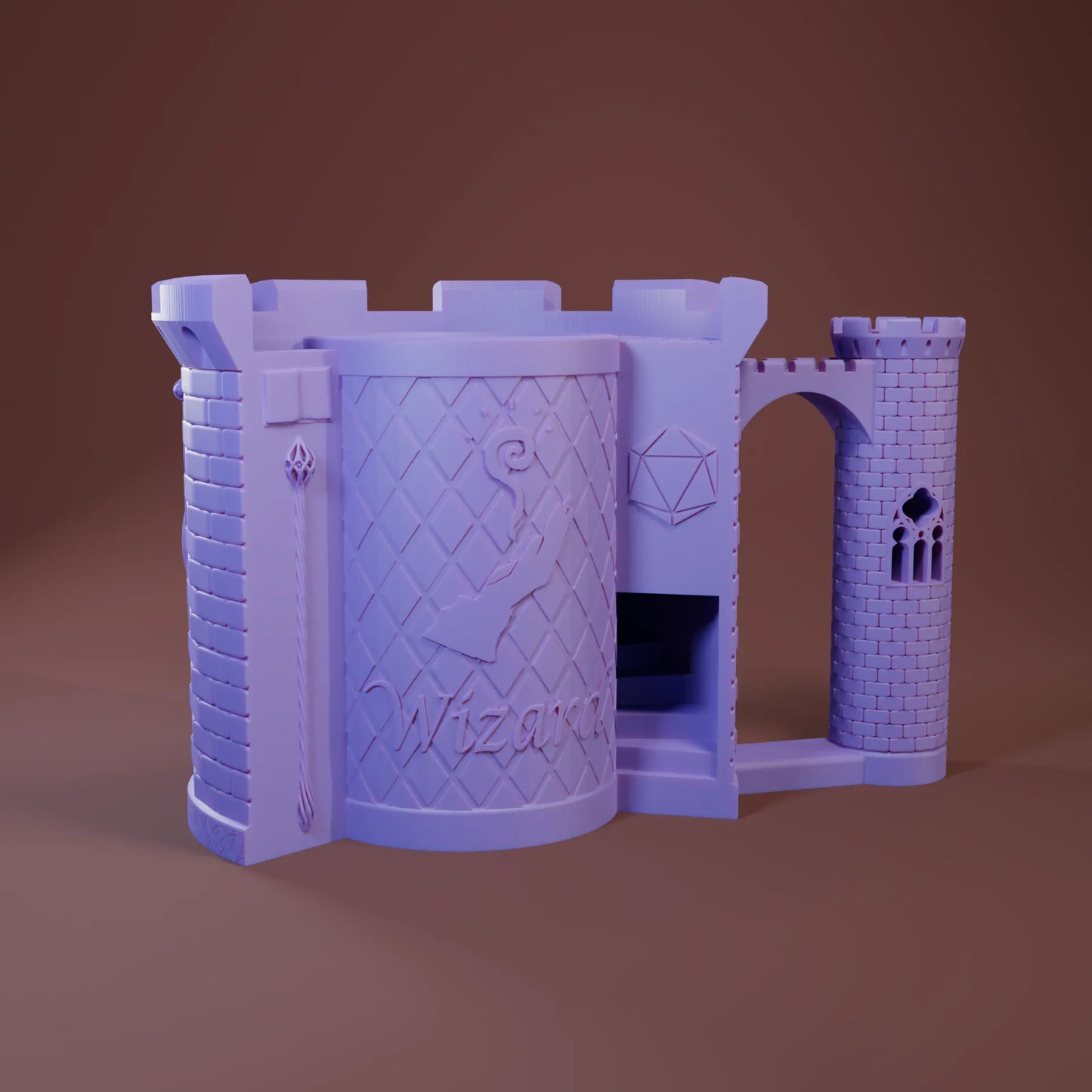 Jacob & Kira - Can-Holding Dice Towers - Wizard