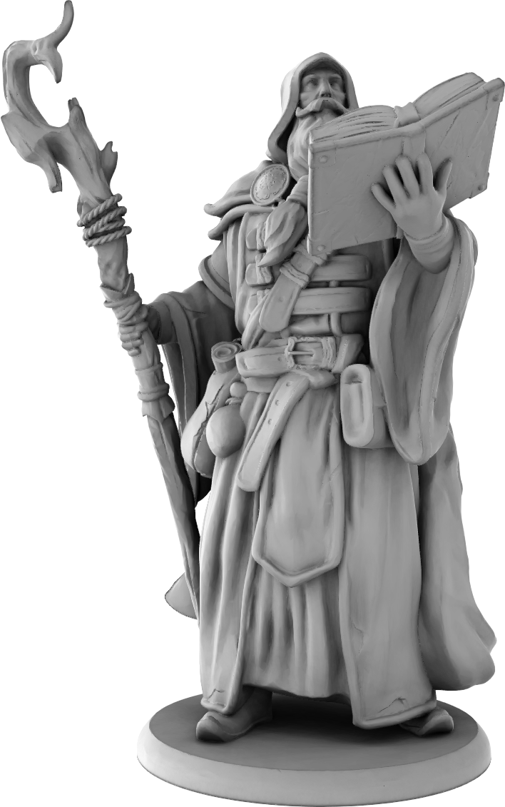 Z Kino - Wizard - 75mm Pin Up/Figure/Model/Diorama