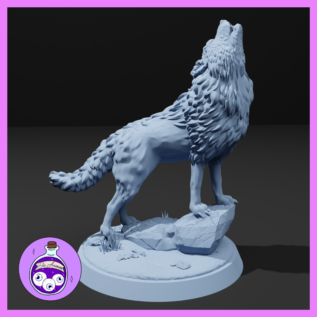 Ella's Arcanum - RPG Essentials #1 - Wolves - 3 Poses - DnD/Pathfinder/TTRPG