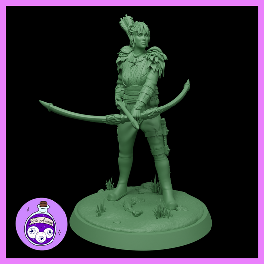 Ella's Arcanum - Wild Hunt - Wood Elf Ranger - DnD/Pathfinder/TTRPG