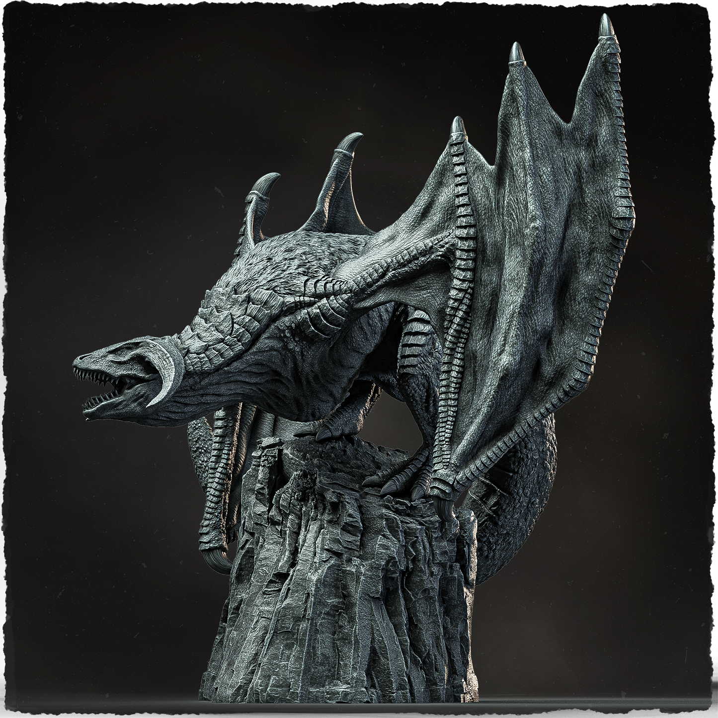 Evox Arts - Arcanterra #3 - Gale Wing Wyvern - DnD/TTRPG Figure/Miniature