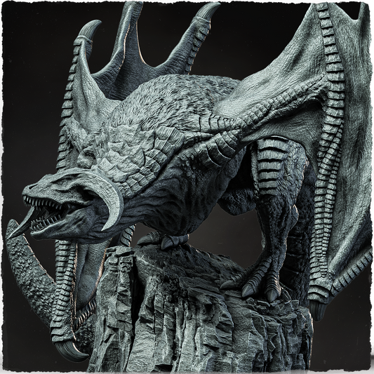 Evox Arts - Arcanterra #3 - Gale Wing Wyvern - DnD/TTRPG Figure/Miniature