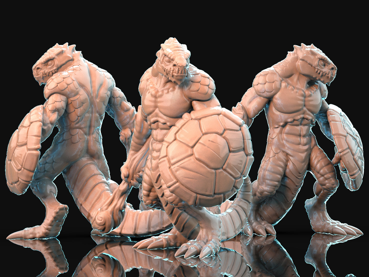 Brayan Nafarrate - Bestiary #1 - Lizardman #1 - DnD/TTRPG Figure/Miniature