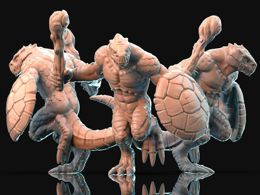 Brayan Nafarrate - Bestiary #1 - Lizardman #2 - DnD/TTRPG Figure/Miniature