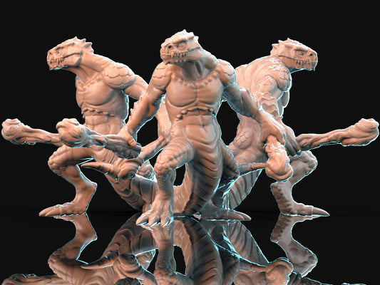 Brayan Nafarrate - Bestiary #1 - Lizardman #3 - DnD/TTRPG Figure/Miniature