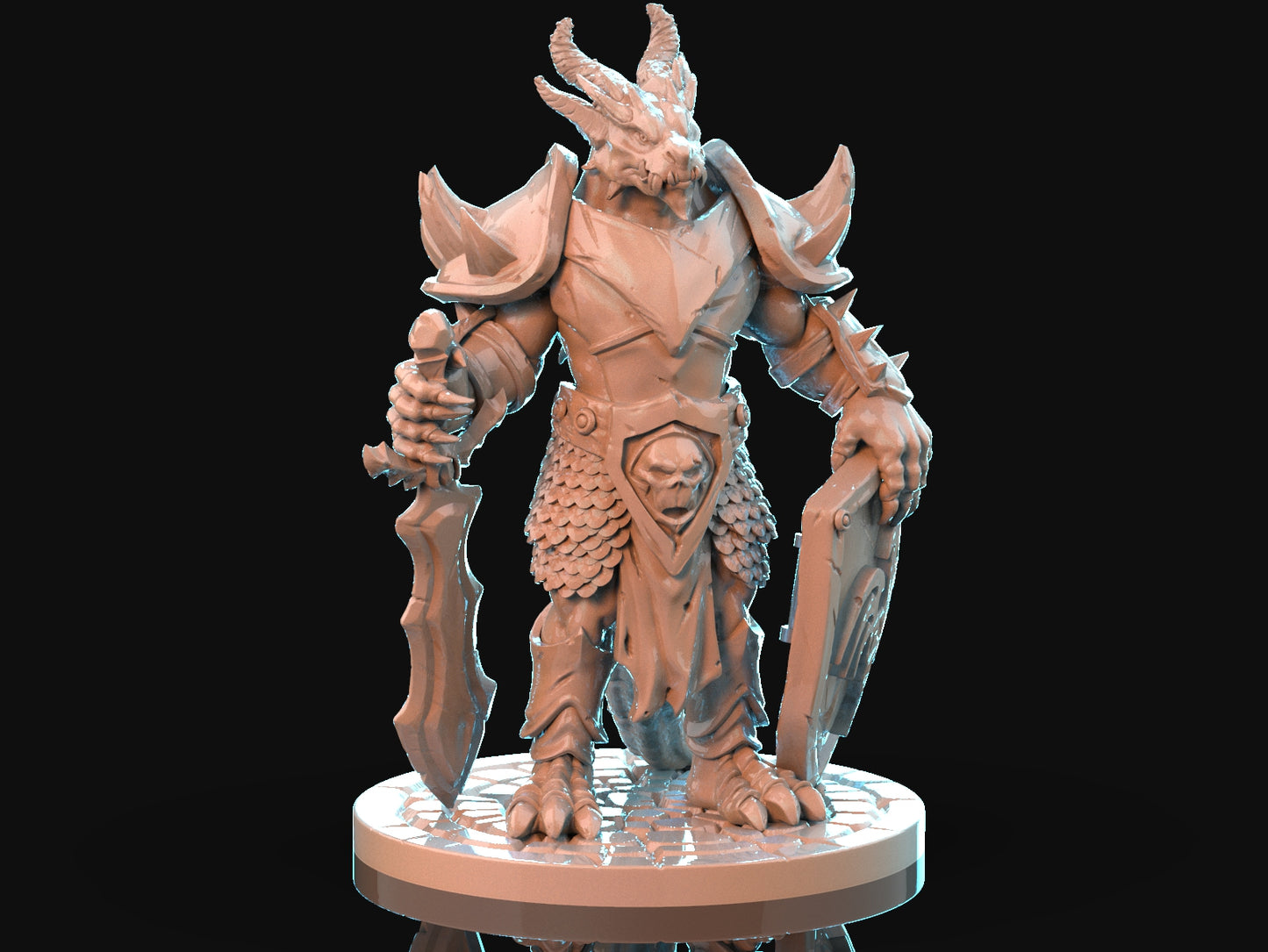 Brayan Nafarrate - Bestiary #1 - Dragonborn Paladin - DnD/TTRPG Figure/Miniature