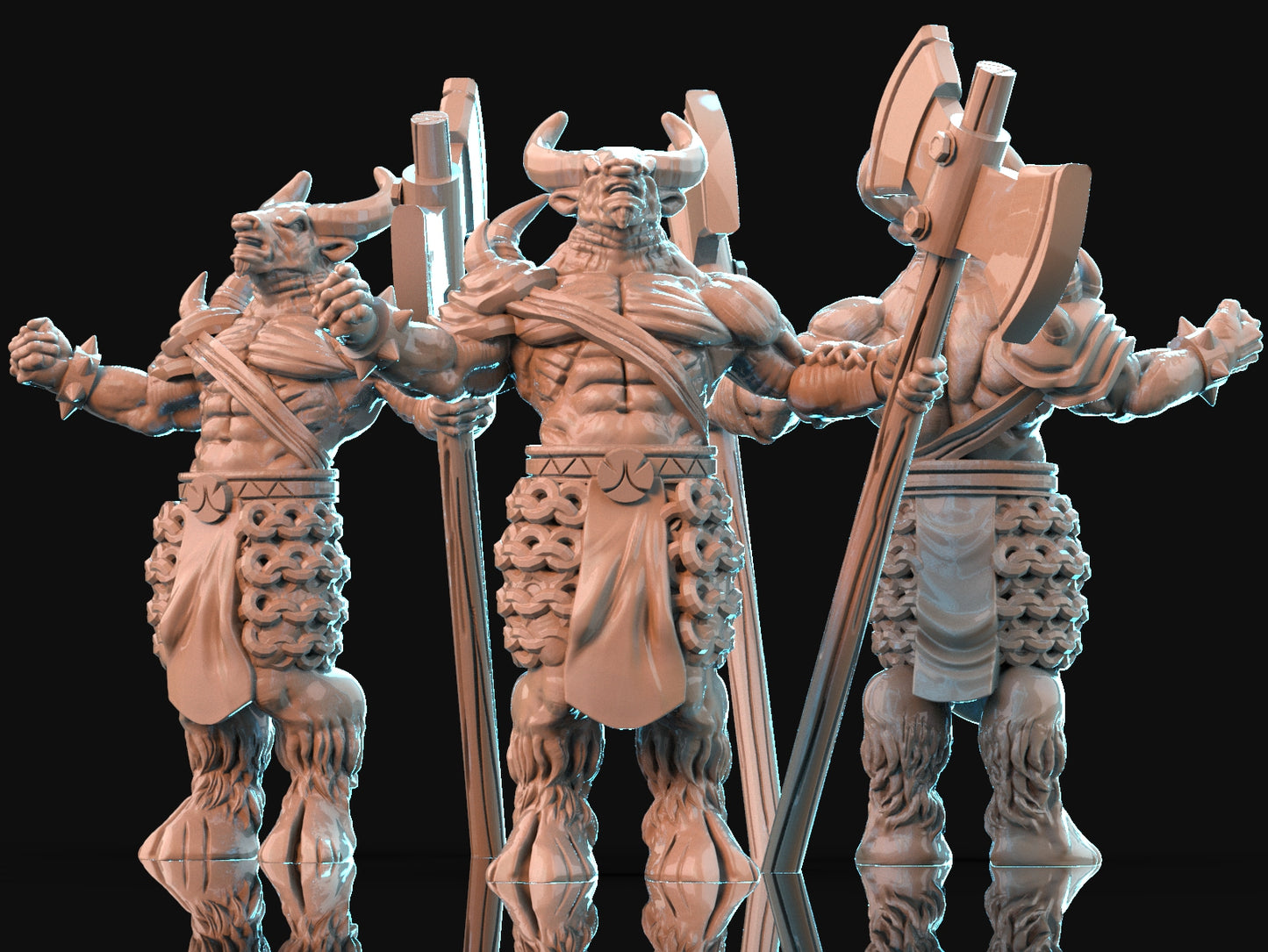 Brayan Nafarrate - Bestiary #1 - Minotaur #1 - DnD/TTRPG Figure/Miniature