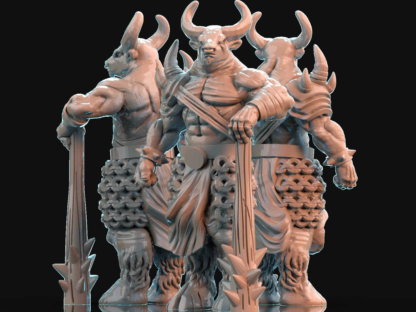 Brayan Nafarrate - Bestiary #1 - Minotaur #2 - DnD/TTRPG Figure/Miniature