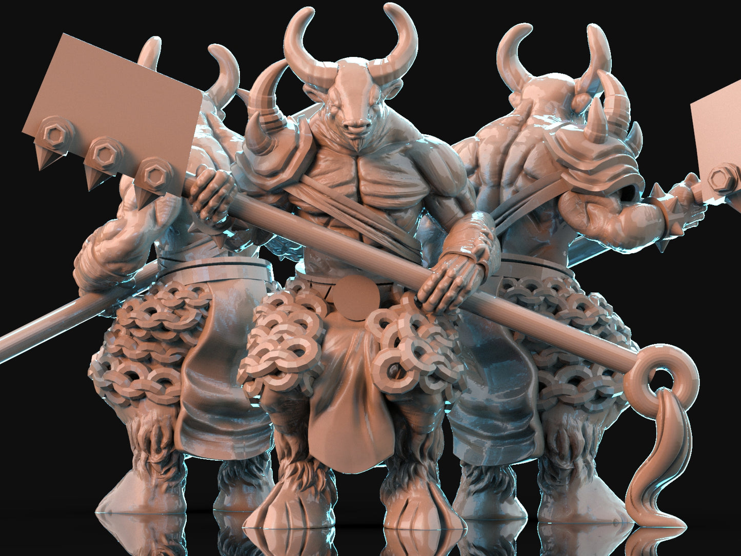 Brayan Nafarrate - Bestiary #1 - Minotaur #3 - DnD/TTRPG Figure/Miniature