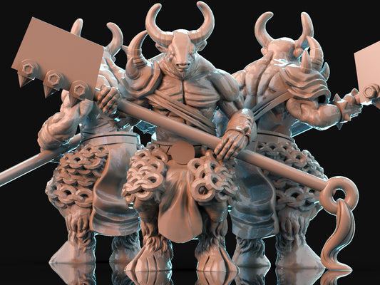 Brayan Nafarrate - Bestiary #1 - Minotaur #3 - DnD/TTRPG Figure/Miniature