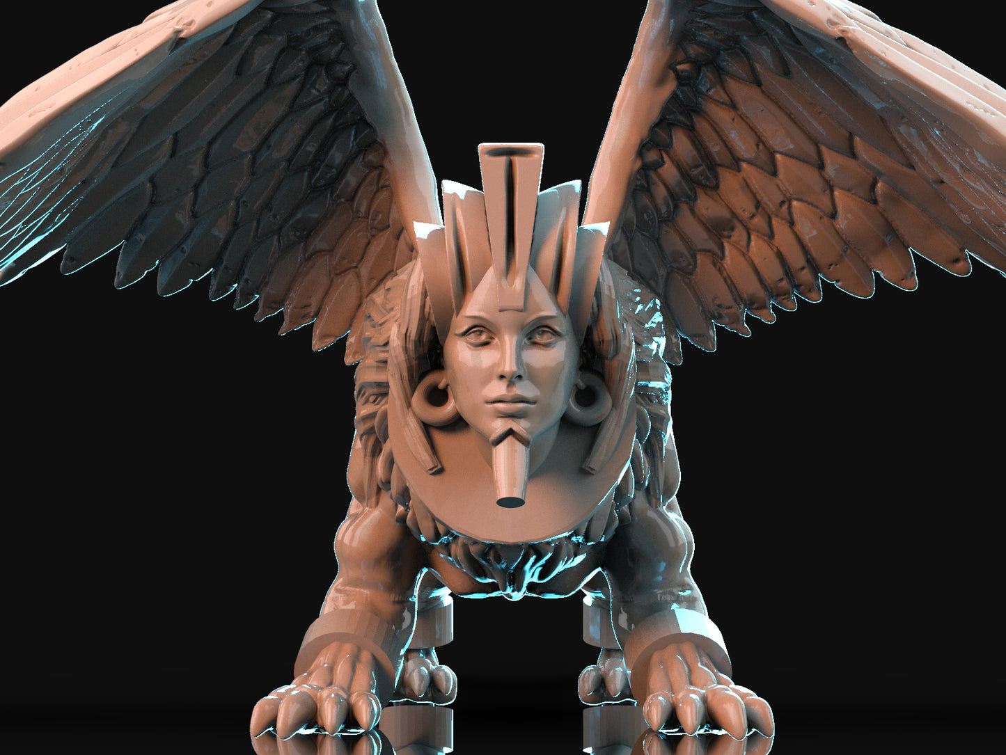 Brayan Nafarrate - Bestiary #1 - Sphinx - DnD/TTRPG Figure/Miniature