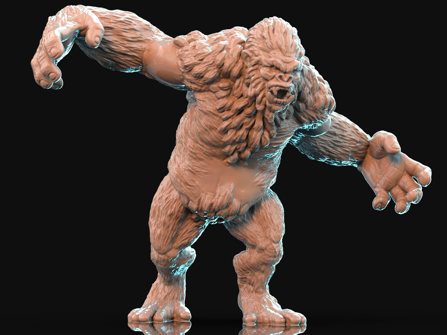 Brayan Nafarrate - Bestiary #1 - Yeti - DnD/TTRPG Figure/Miniature
