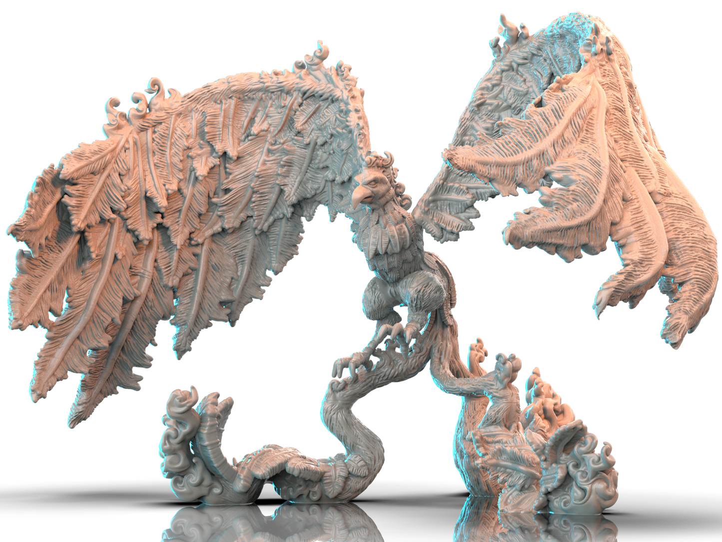 Brayan Nafarrate - Bestiary #1 - Phoenix - DnD/TTRPG Figure/Miniature