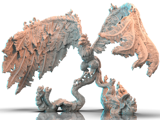 Brayan Nafarrate - Bestiary #1 - Phoenix - DnD/TTRPG Figure/Miniature