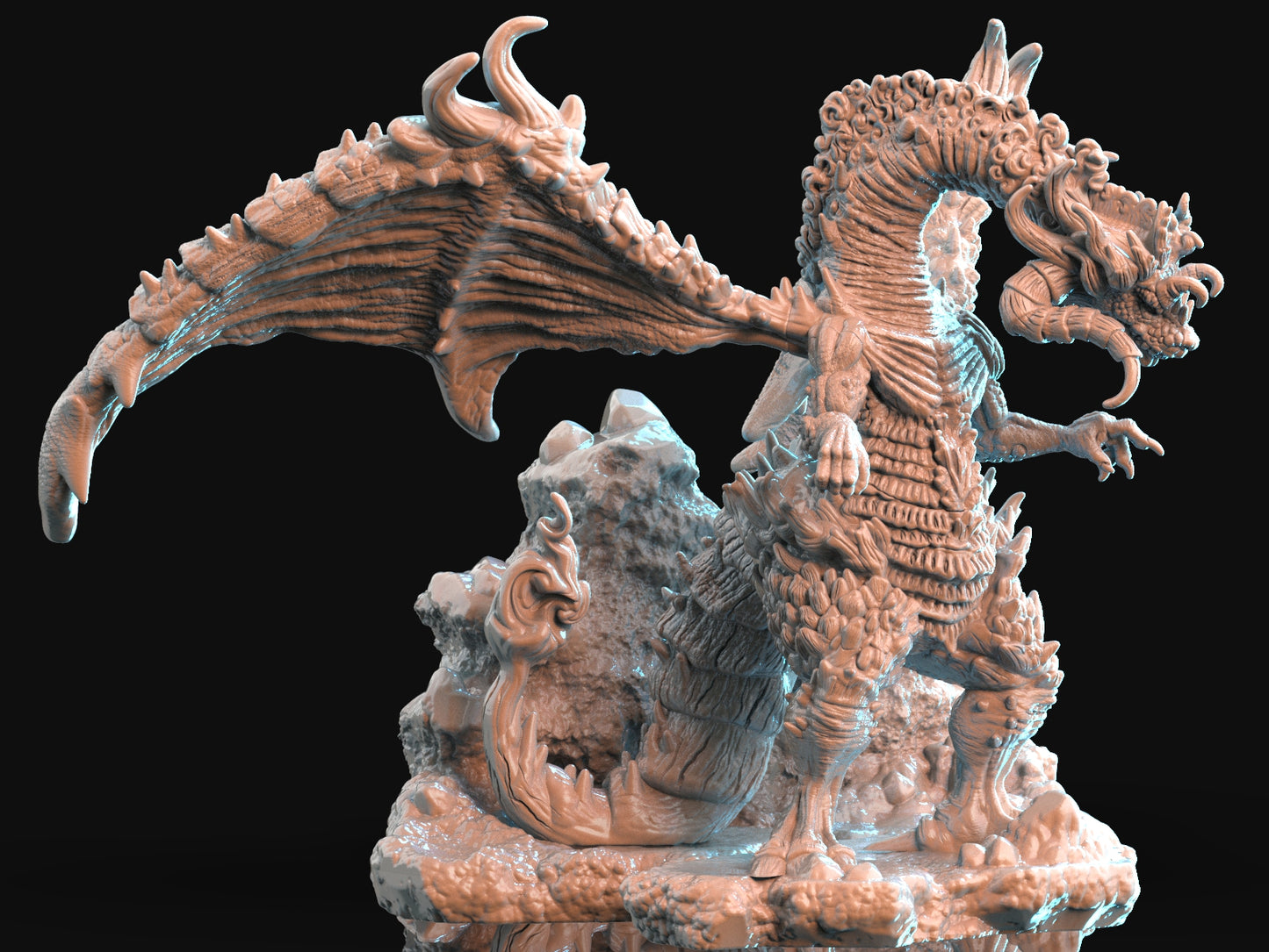 Brayan Nafarrate - Bestiary #1 - Dragon #1 - DnD/TTRPG Figure/Miniature