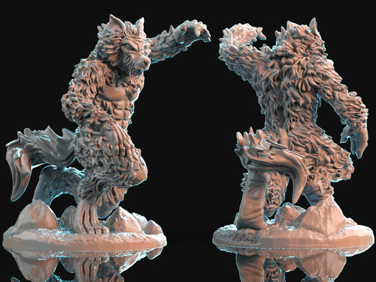 Brayan Nafarrate - Bestiary #1 - Werewolf #3 - DnD/TTRPG Figure/Miniature