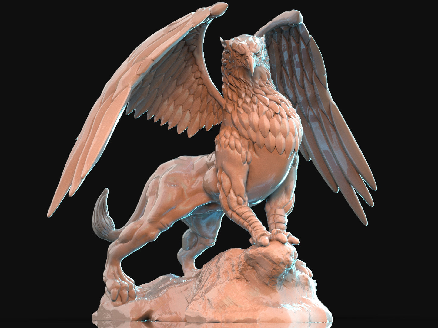 Brayan Nafarrate - Bestiary #1 - Griffin - DnD/TTRPG Figure/Miniature