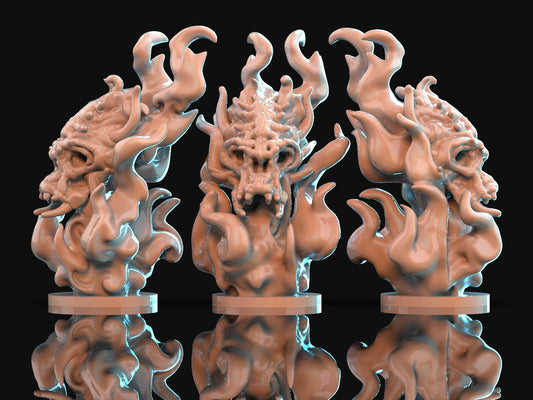 Brayan Nafarrate - Bestiary #1 - Flameskull #1 - DnD/TTRPG Figure/Miniature