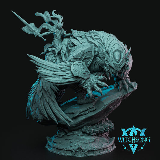 Witchsong Miniatures - Owlgod Parliament - 	Xylia, the Unrelenting - DnD/TTRPG Figure/Miniature