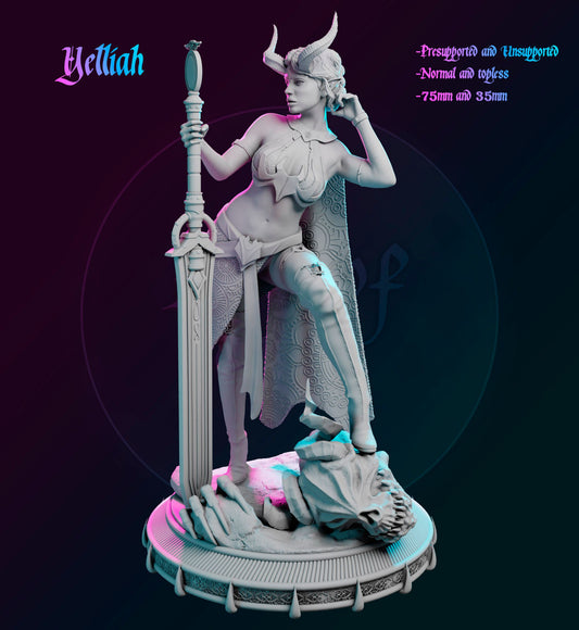 Gilmore Studio - Chaos Ladies #1 - Yelliah - 75mm Pin Up/Figure/Model/Diorama