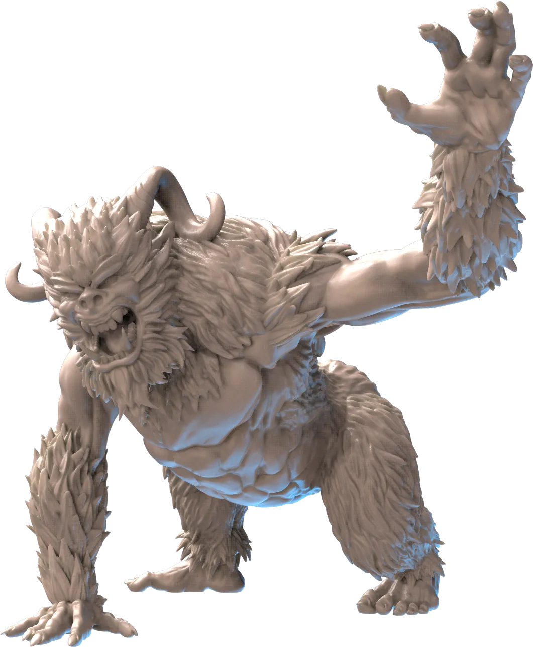 Sync Ratio - Shiverclaws - Yeti #1 - DnD/TTRPG Figure/Miniature