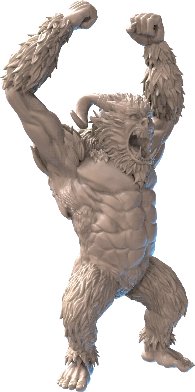 Sync Ratio - Shiverclaws - Yeti #1 - DnD/TTRPG Figure/Miniature