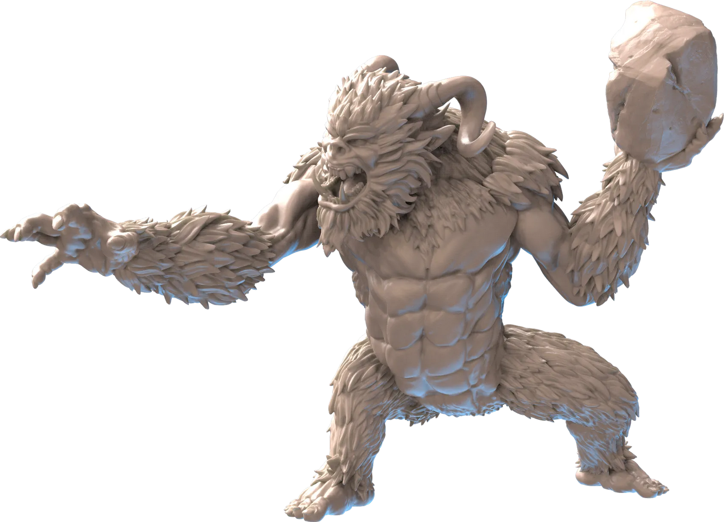 Sync Ratio - Shiverclaws - Yeti #3 - DnD/TTRPG Figure/Miniature