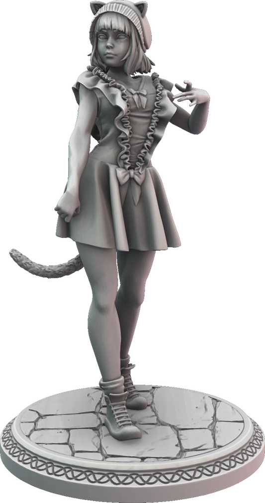 Wild Miniatures - Neko Girls - Yumiko - 75mm Pin Up/Figure/Model/Diorama