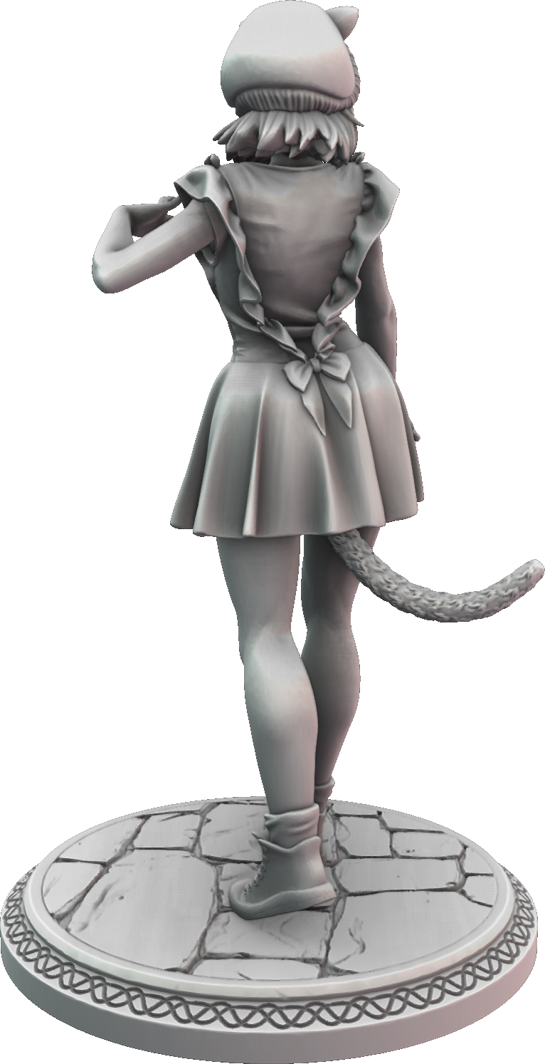 Wild Miniatures - Neko Girls - Yumiko - 75mm Pin Up/Figure/Model/Diorama
