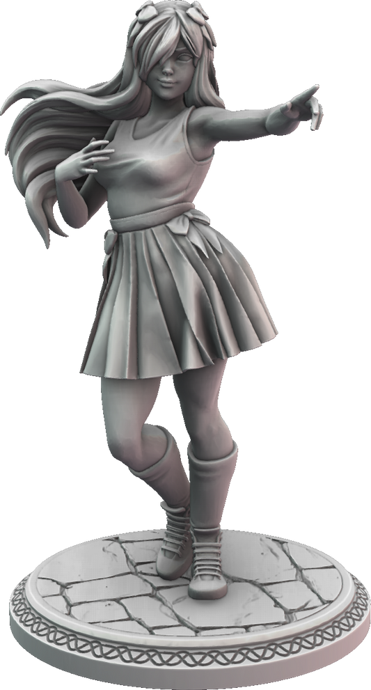 Wild Miniatures - Neko Girls - Yuri - 75mm Pin Up/Figure/Model/Diorama