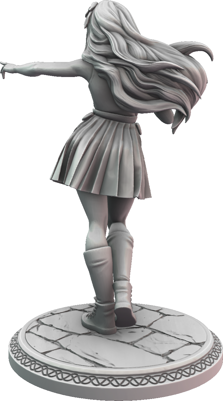 Wild Miniatures - Neko Girls - Yuri - 75mm Pin Up/Figure/Model/Diorama