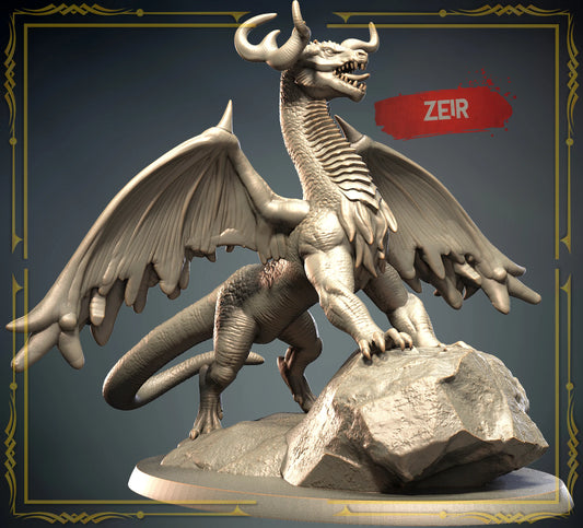 3D IPStudios - Dragons Worlds #1 - Zeir - DnD/TTRPG Figure/Miniature