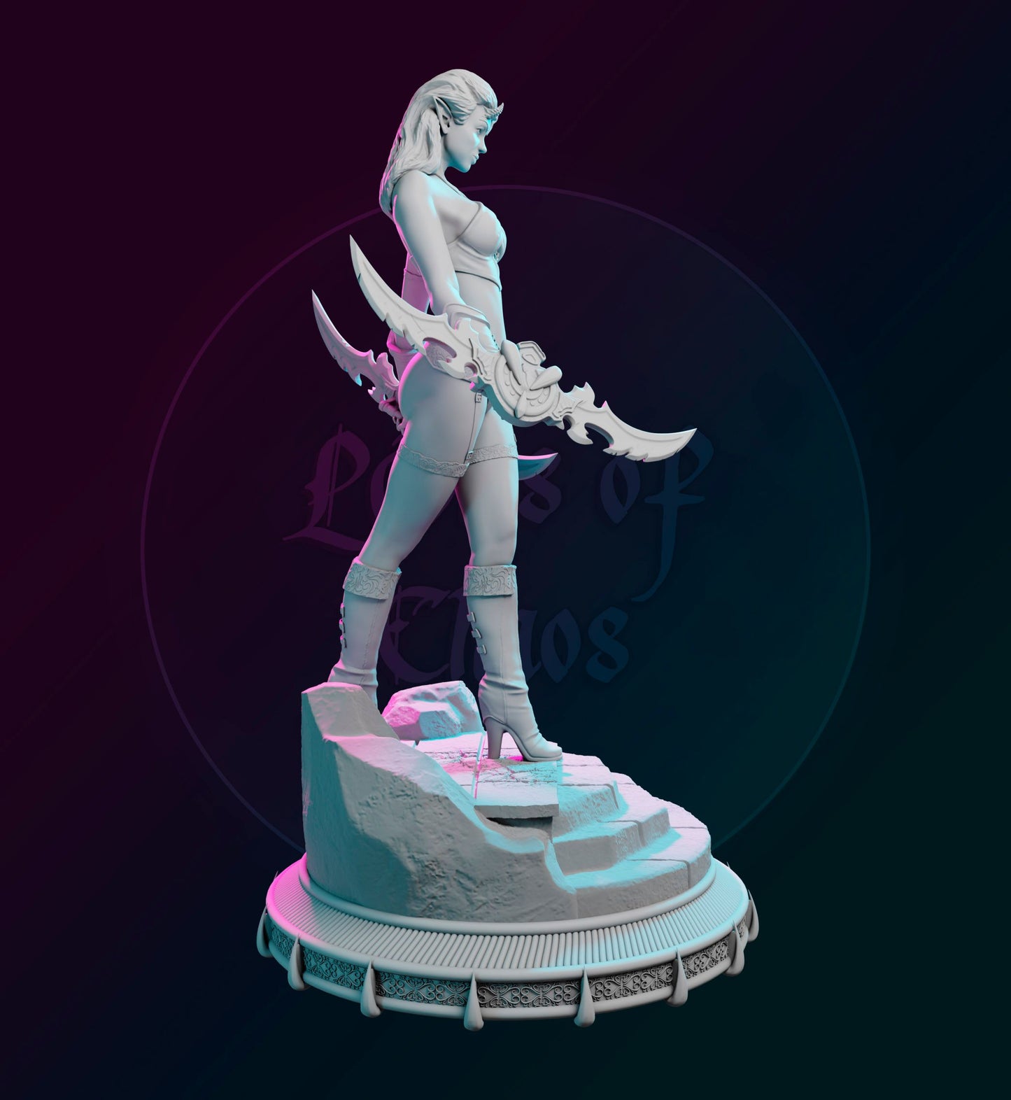Gilmore Studio - Chaos Ladies #1 - Zagen - 75mm Pin Up/Figure/Model/Diorama