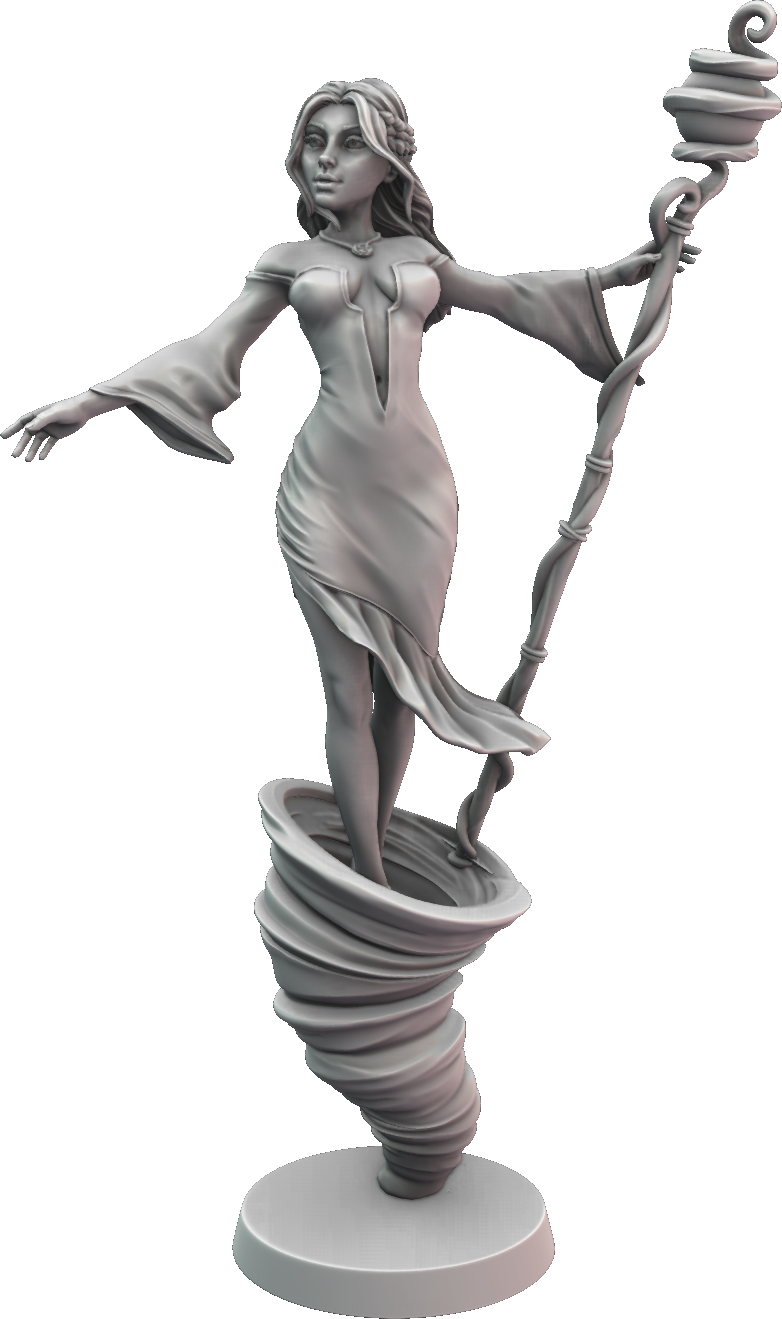 Claudia Sculpts - Sacred Forest Guardians - Zephira - 75mm Pin Up/Figure/Model/Diorama