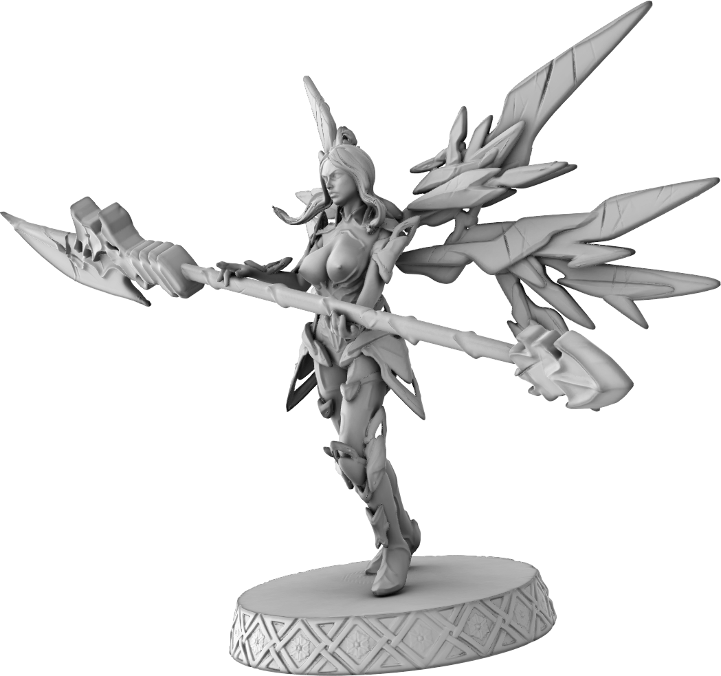 Outer Space Design - Zephyra Kalyndra - 75mm Pin Up/Figure/Model/Diorama