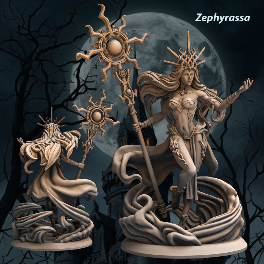 Print Fantasy - Heroes of Eldengaard 3 - Zephyrassa - 75mm Pin Up/Figure/Model/Diorama