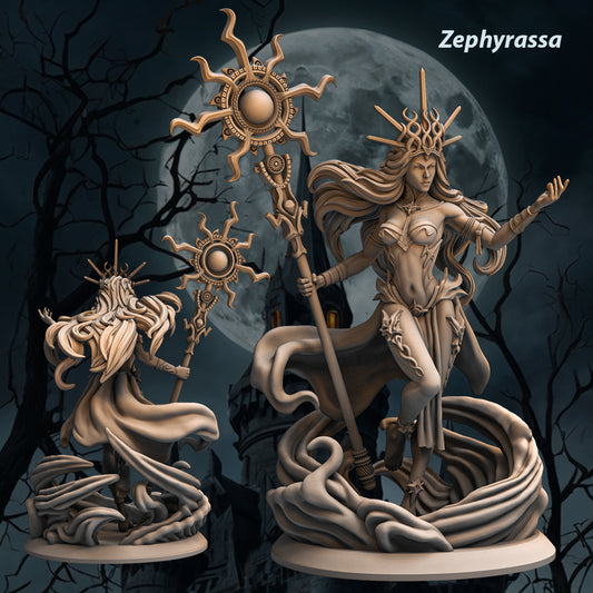 Print Fantasy - Heroes of Eldengaard 3 - Zephyrassa - 75mm Pin Up/Figure/Model/Diorama