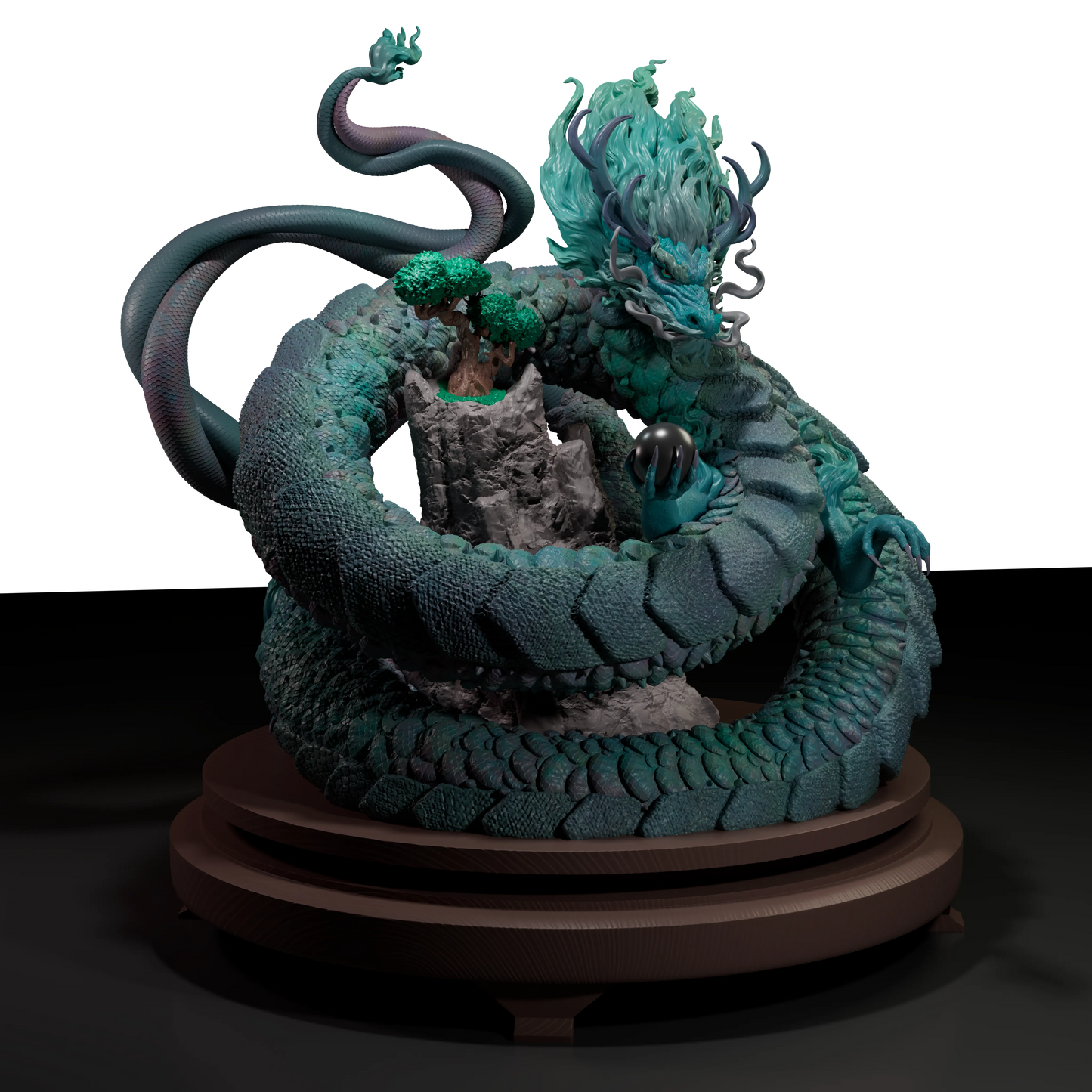 Calamity Figures - Wyrm Slayers - Zhulong Dragon - 75mm Pin Up/Figure/Model/Diorama