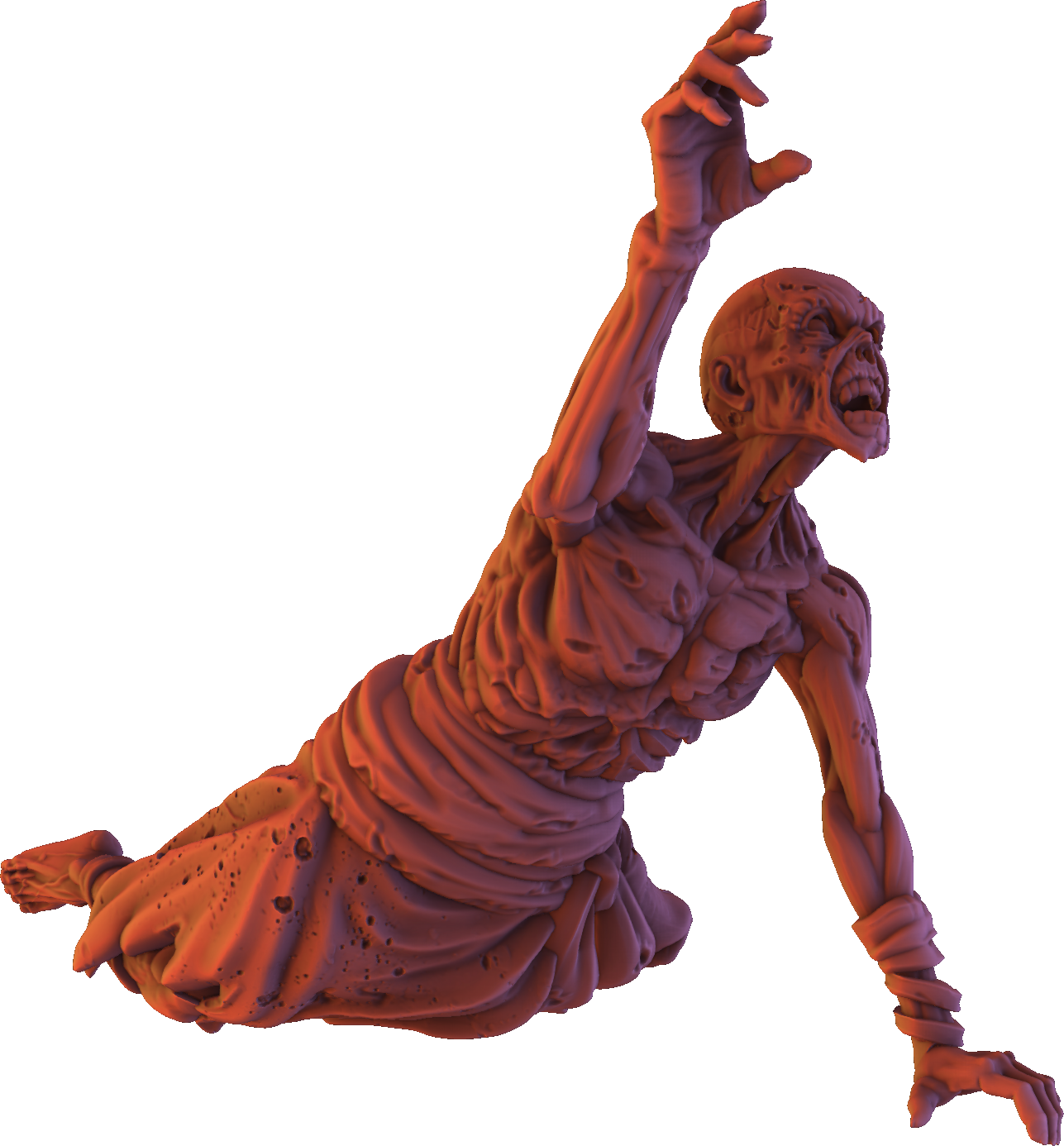 Forged Path - Willowbrook Underworld - Zombie - DnD/TTRPG Figure/Miniature