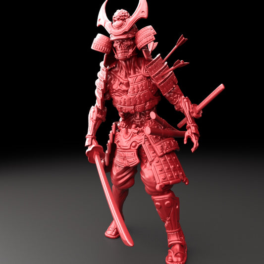 Brayan Nafarrate - Bestiary #5 - Samurai Zombie #1 - DnD/TTRPG Figure/Miniature