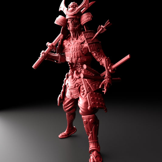 Brayan Nafarrate - Bestiary #5 - Samurai Zombie #2 - DnD/TTRPG Figure/Miniature