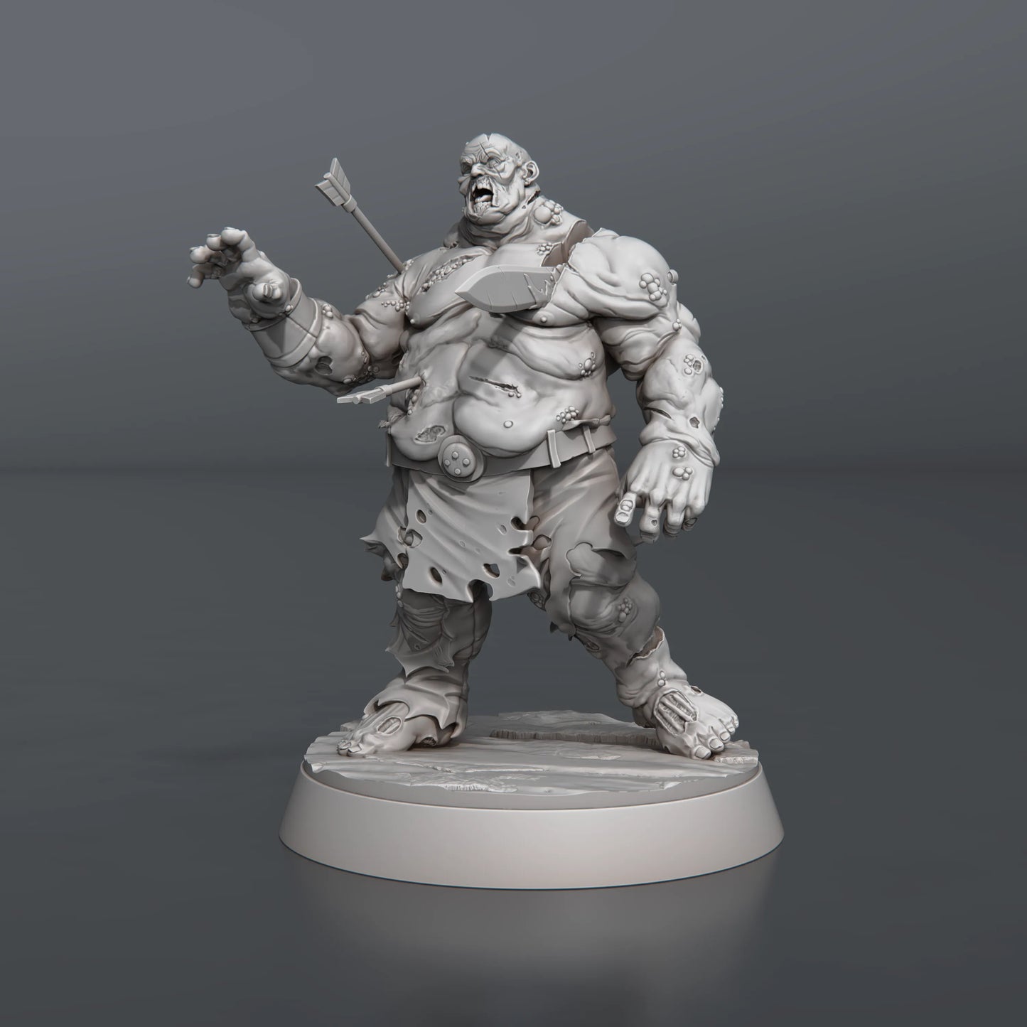STL Miniatures - Zombies - DnD/TTRPG Figure/Miniature
