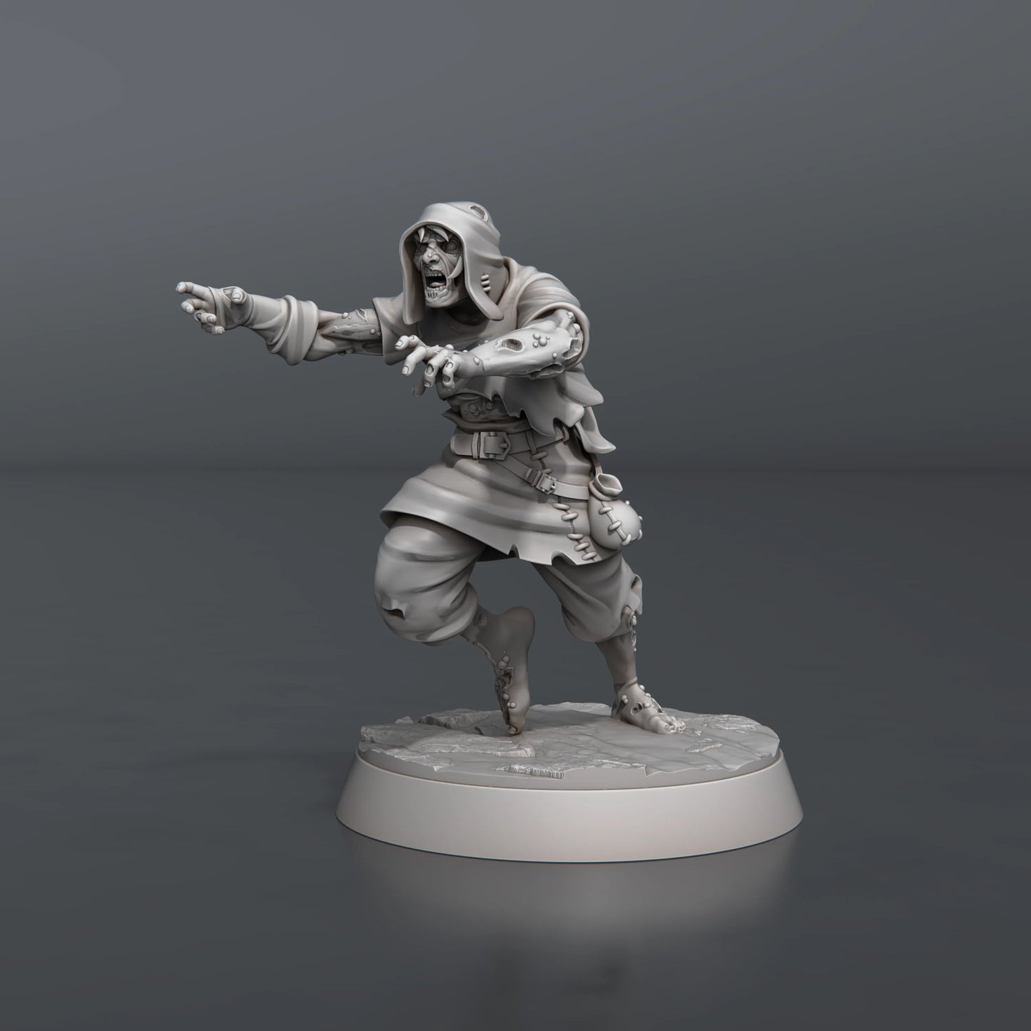 STL Miniatures - Zombies - DnD/TTRPG Figure/Miniature