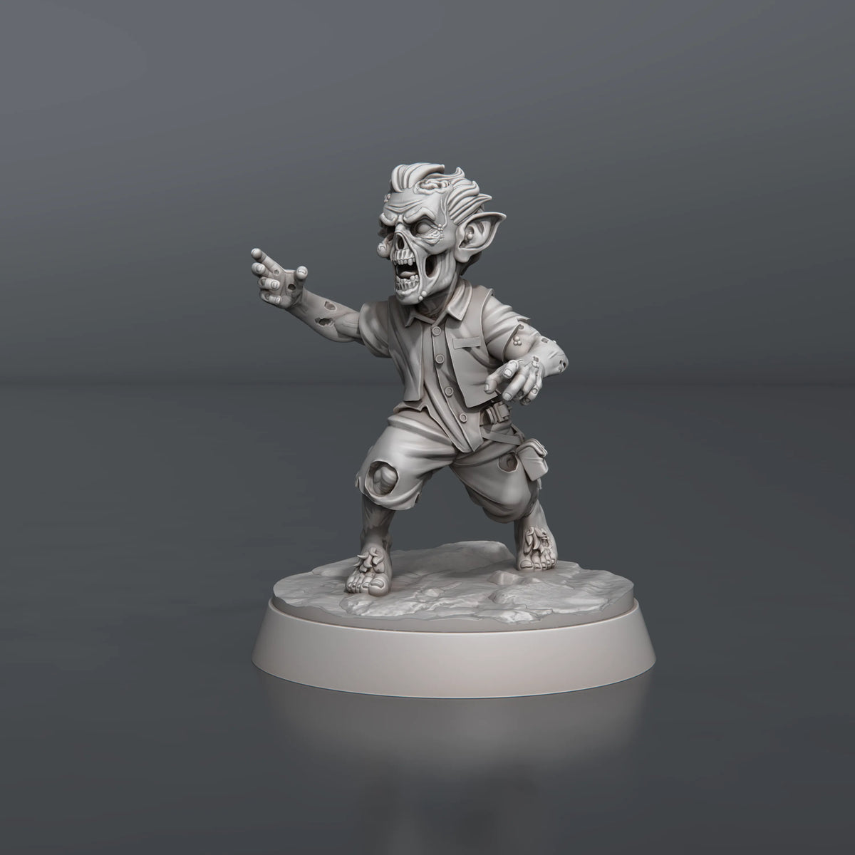STL Miniatures - Zombies - DnD/TTRPG Figure/Miniature