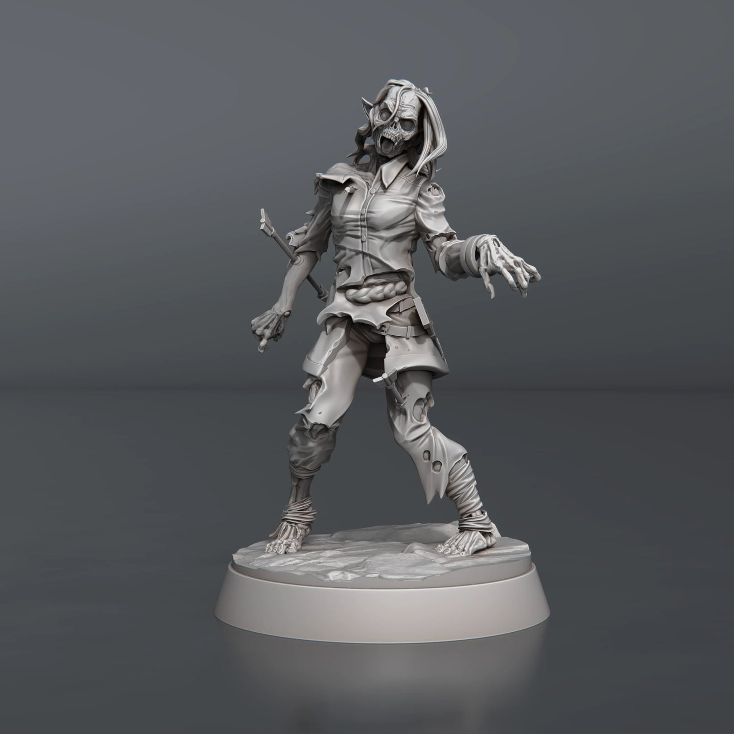 STL Miniatures - Zombies - DnD/TTRPG Figure/Miniature
