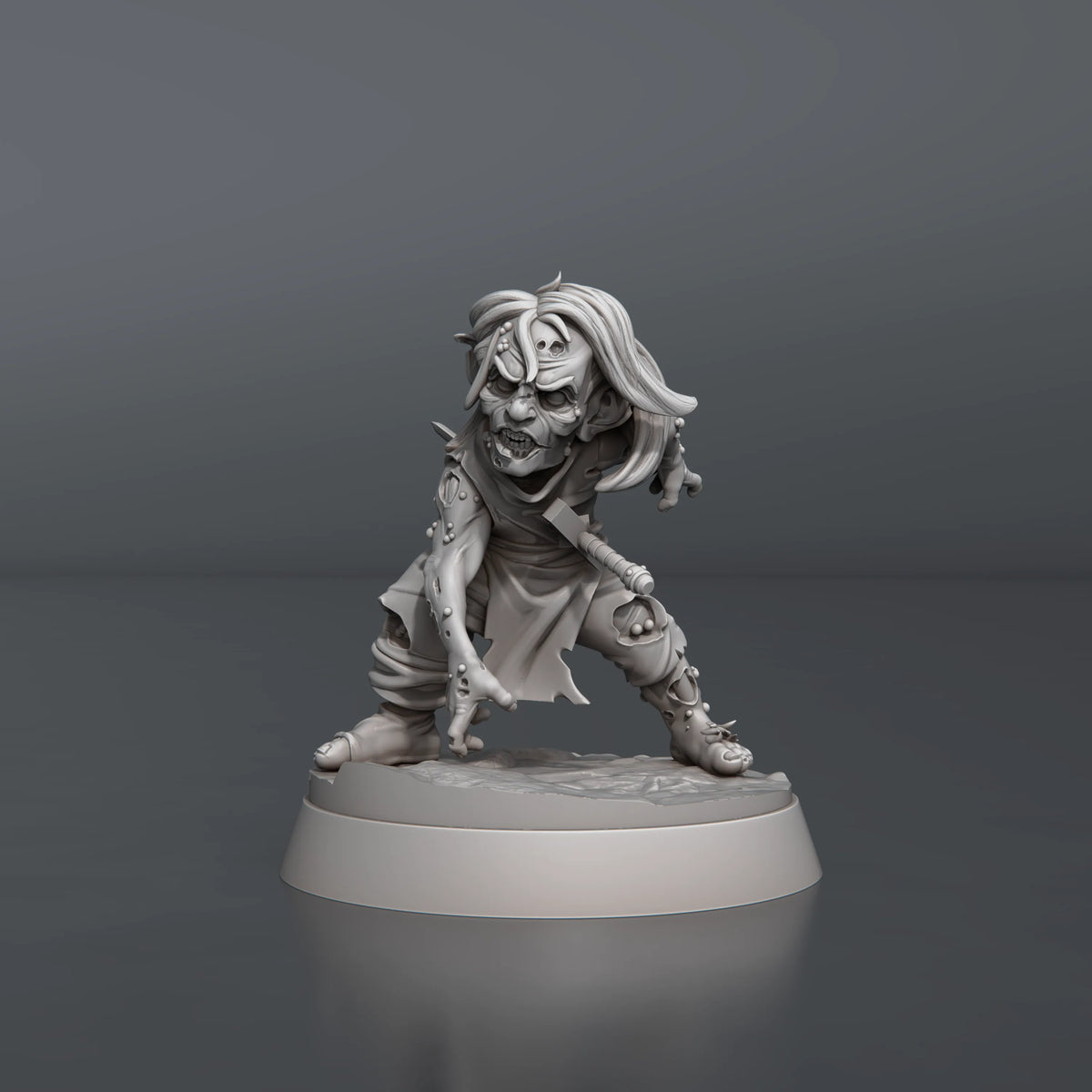 STL Miniatures - Zombies - DnD/TTRPG Figure/Miniature