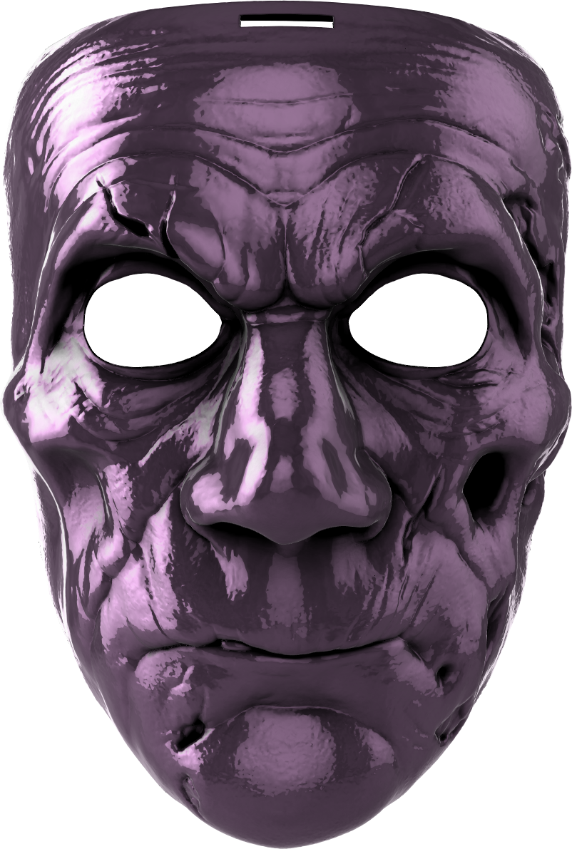 Digital Creative Works - Halloween Mask - Zombie - Prop/Decoration/Seasonal