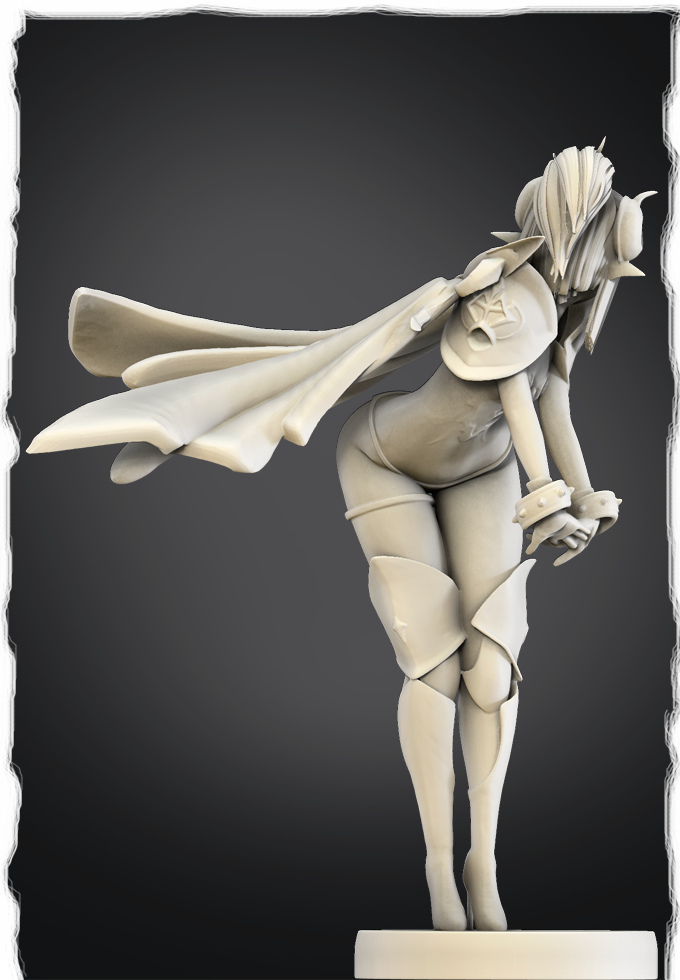 MikleJane - Idol Girl #2 - 75mm Pin Up/Figure/Model/Diorama