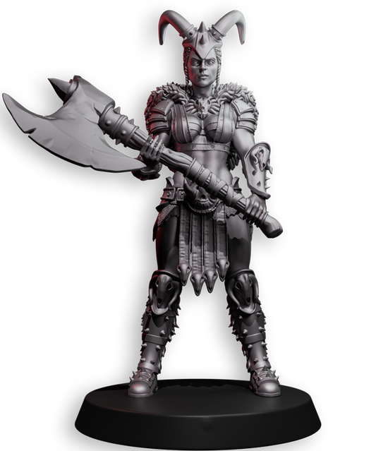 Lady Miniatures - Valka Skullcrusher #3 - 75mm Pin Up/Figure/Model/Diorama