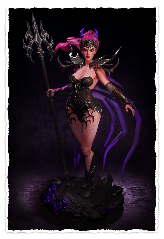 Jugglers Miniatures - Queen of Spiders #2 - 75mm Pin Up/Figure/Model/Diorama